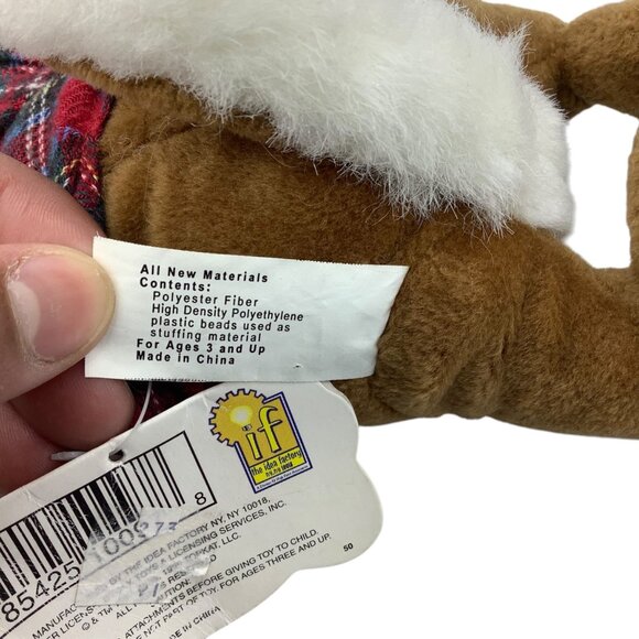 Meanies Series 3 John Deer Plush Deer Rifle Plaid Hunting The Idea Factory 8" - Picture 8 of 9